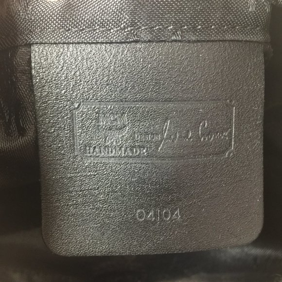 EUC Vintage MCM Silky Jacquard Monogram Visetos Mini Backpack main image 8